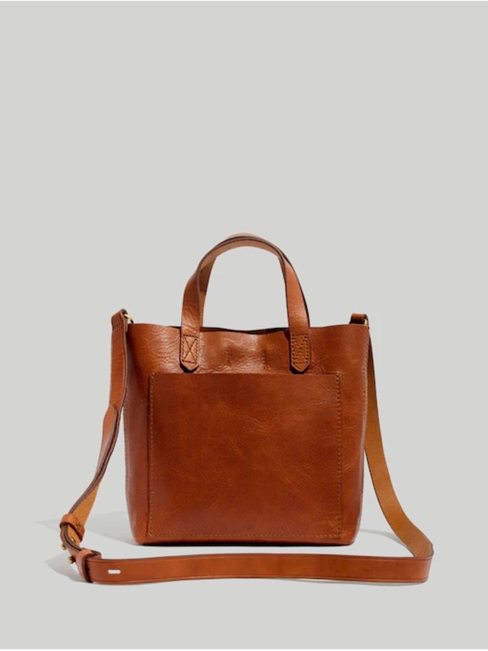 Madewell “Small Transport Crossbody” in English Saddle